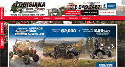 Desktop Screenshot of louisianapowersports.com