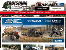 Tablet Screenshot of louisianapowersports.com